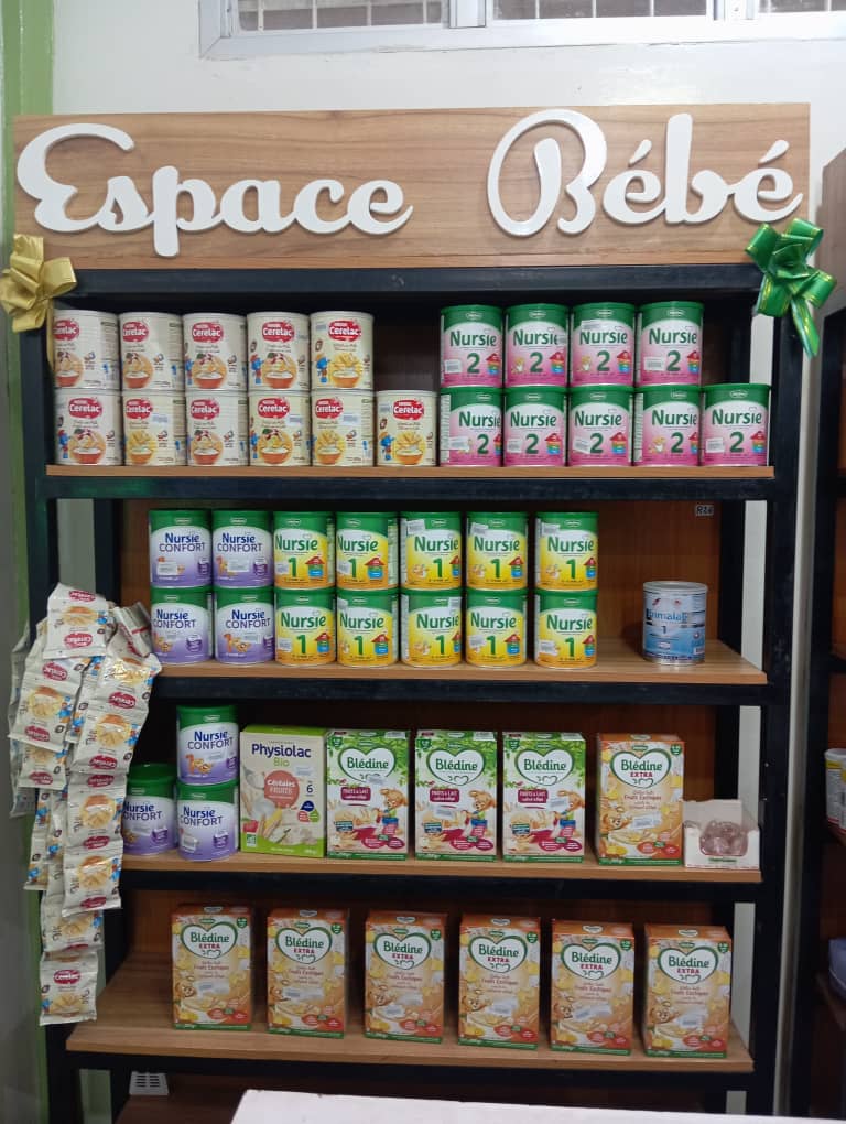 Espace bébé et puériculture de la Pharmacie Dhanvantari-MA