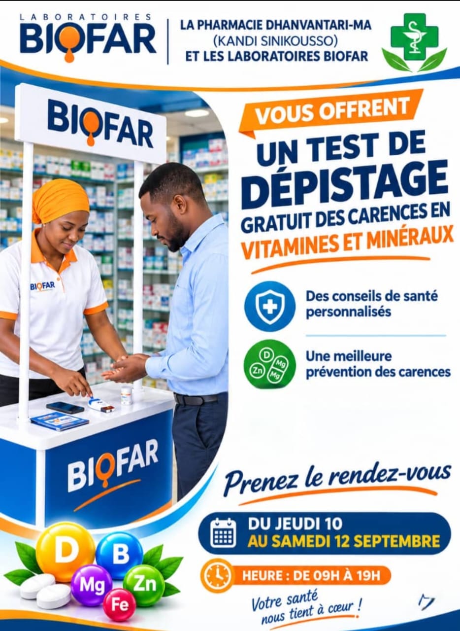Test de dépistage gratuit - Pharmacie Dhanvantari-Ma