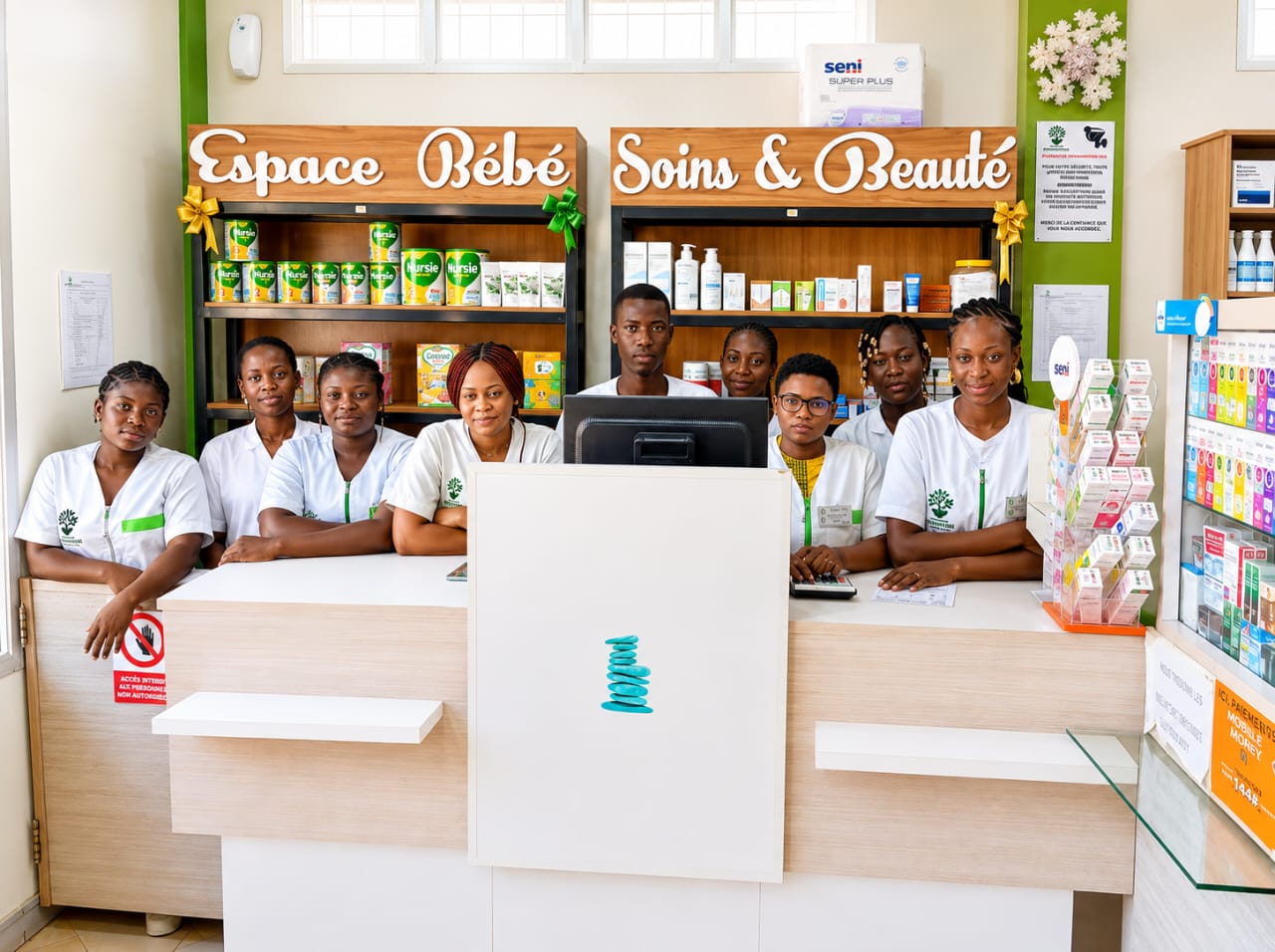 Membre de l'équipe de la Pharmacie Dhanvantari-MA à Kandi