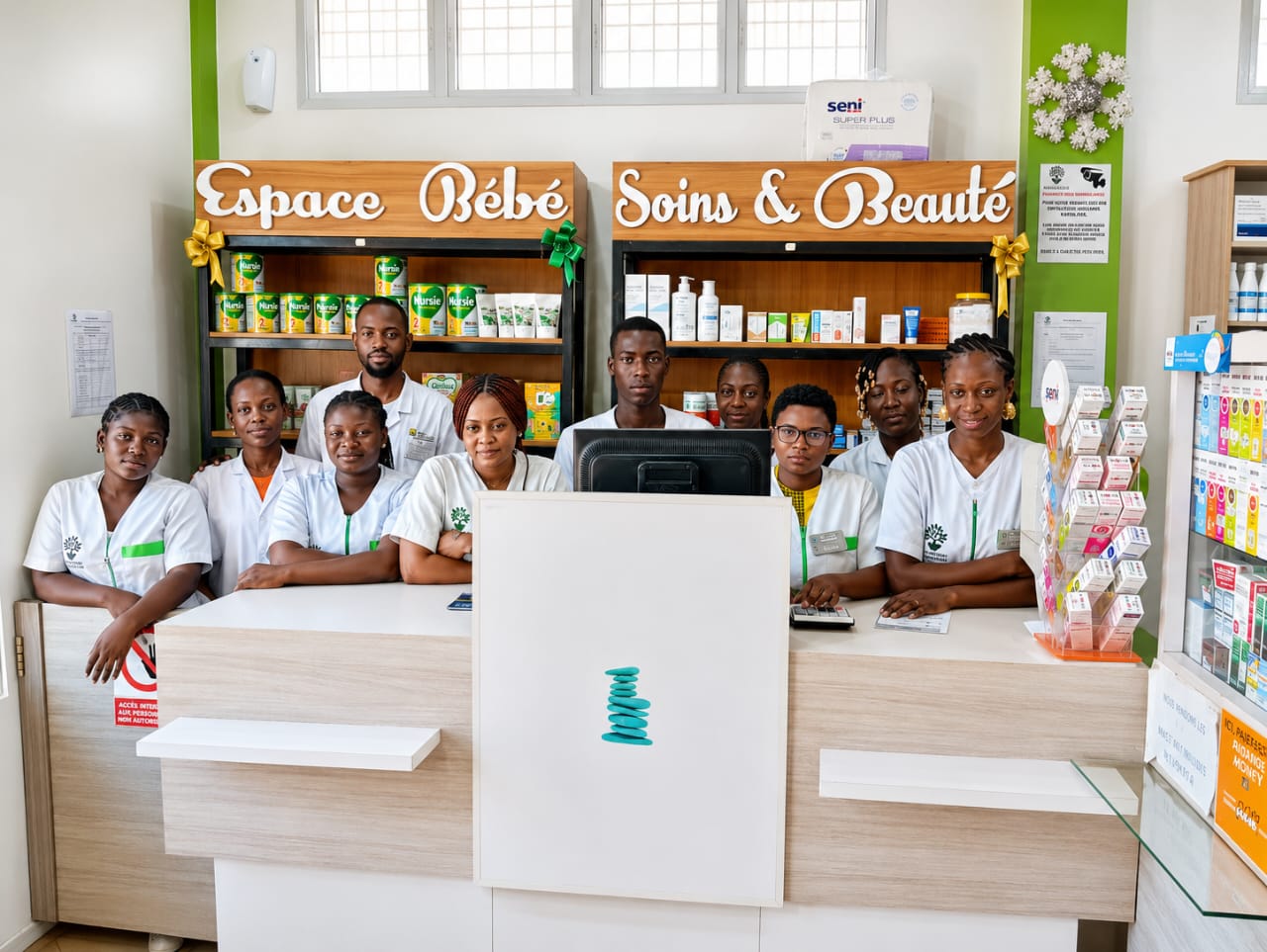 Membre de l'équipe de la Pharmacie Dhanvantari-MA à Kandi